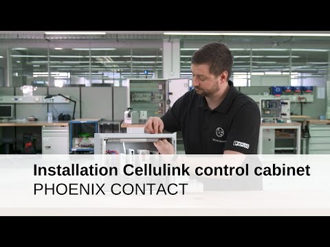 Installation of Cellulink in a control cabinet