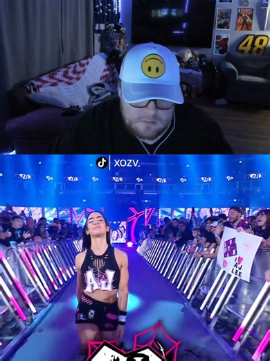 AJ Lee Entrance #WWE #wrestlingtiktok #prowrestling #RAW #SmackDown #NXT #WWEFan #WWETiktok #Wrestling #ProWrestlingtiktok #SportsEntertainment #eliminationchamber #wrestletok #WrestleMania #wwechampion #wweentrance #Reaction #mondaynightraw #fridaynightsmackdown #Fyp