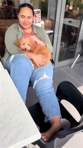 When Karen tries to mess with a Samoan lady with a dog 😂 #fypシ゚ #viral #trending