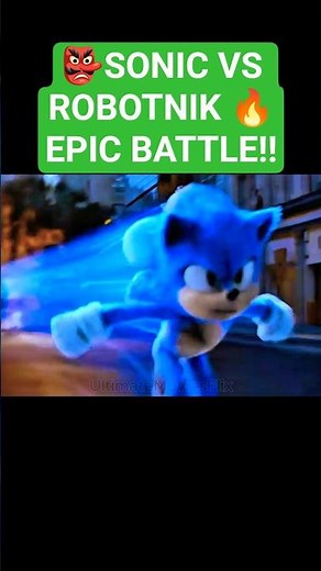 SONIC VS ROBOTNIK – Epic Final Battle #Sonic #Robotnik #Shorts