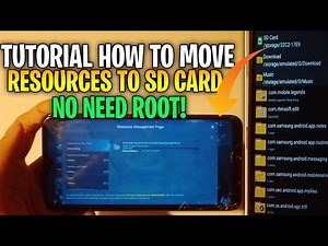Tutorial How To Move Resources To SD Card In Mobile Legends No Need Root!