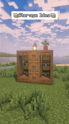 Aesthetic Barrel Storage Idea in Minecraft! 📦✨