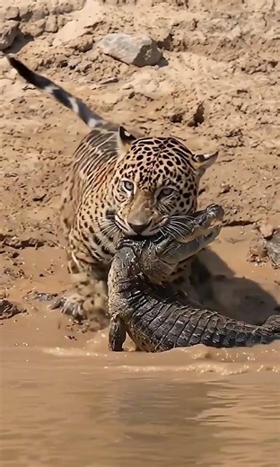 Jaguar vs Caiman