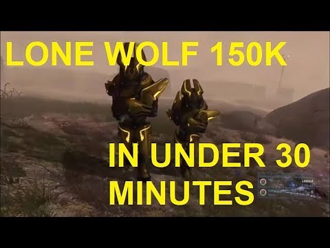 Halo Reach - Easiest Way To Get 150K In Lone Wolf In Under 30 Minutes
