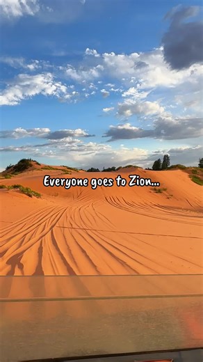 Everyone goes to Zion… but not everyone finds this 🏜️ If you’re planning a spring break trip to Southern Utah, add Coral Pink to your itinerary. Tours open March 16 — book early to secure your spot 🤍 #HiddenGemNearZion #KanabUtah #ZionTrip #CoralPinkSandDunes #UtahTravel