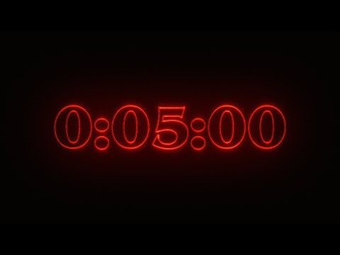 5 Minute Countdown Timer | Stranger Things Theme | 4K | Free Download