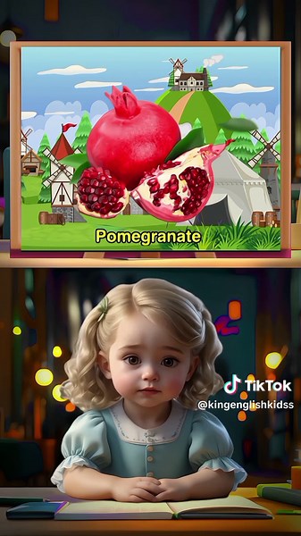 Learn Fruits Names in English for Kids
