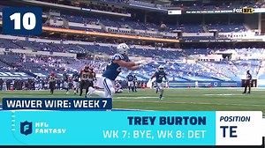 36K views · 250 reactions | 5 WRs. 2 TEs. 2 QBs. 1 RB. The top NFL Fantasy waiver wire targets for Week 7. | NFL | Facebook