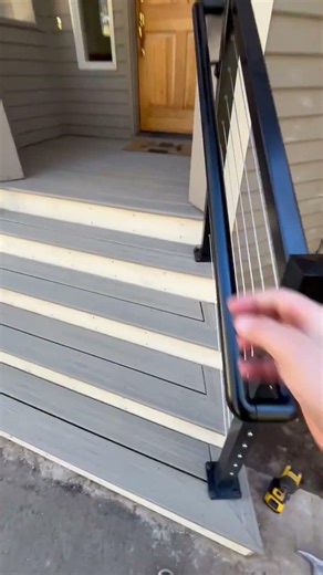 Trex Composite Deck Stairs & Cable Railing Install | Sunriver Oregon | Webfoot Home Improvements