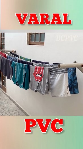 O VARAL de roupa mais resistente do MUNDO 🌍 #pvc #diy #projetos | Dicas Criativas de PVC