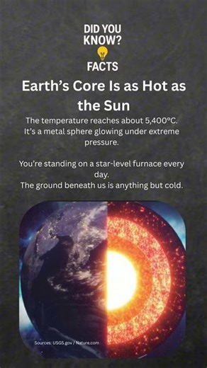 Earth’s Core Is as Hot as the Sun