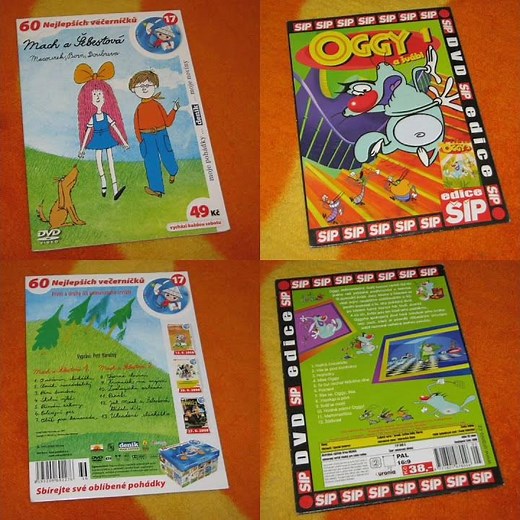 Mach a šebestová 1 dvd oggy a švábi 1 dvd