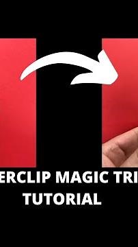 Paperclip Magic Trick Tutorial