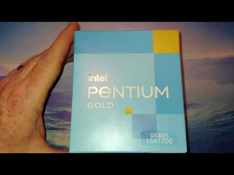 Unboxing Intel Pentium Gold G6405 CPU LGA 1200