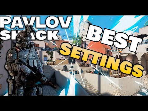 the BEST settings in pavlov shack vr!
