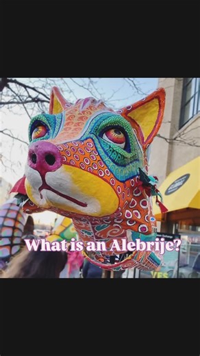 In the Heart of the Beast on Instagram: "🦎what is an Alebrije? ✨ This past month, 5 of our teaching artists led community workshops with the goal of making large-scale backpack Alebrije puppets. Artists @boada.gustavo and @lilspacekidd explain the story of Alebrijes and how they decided what kind to make. Stay tuned to see the final product! #puppets #alebrijes"