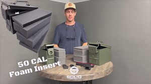 Ammo Box Foam Insert for 30 Cal m19a1 or 50 Cal m2a1 Metal Ammo Box Customizable Storage Foam Liner for Magazines, Gun, Pistol, Cigars, VR Headset or Other Valuable