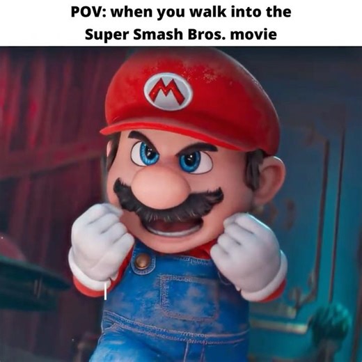 When You Walk Into The Super Smash Bros. Movie🔥