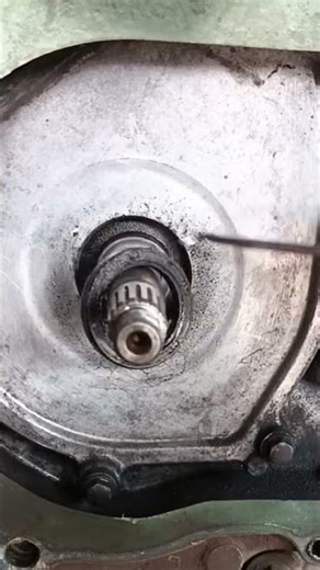 How to remove the crankshaft cover seal oring