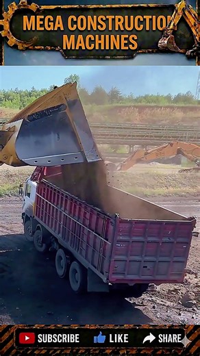 Massive Caterpillar 992C Wheel Loader With Huge Bucket Loading Coal Trucks 🔥 Mining Operation