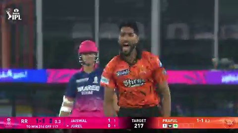 Praful Hinge becomes the first bowler in the history of IPL to take 3 wickets in the opening over. A debut he will never ever forget in his lifetime.