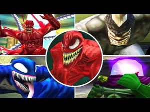 Spider-Man All Bosses | Boss Fights (PS1) 1080p