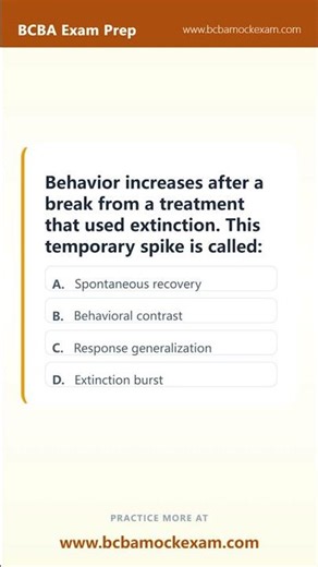 BCBA Mock Question in 60 Seconds