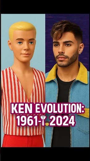 "Ken Doll Evolution from 1961 to 2024 🔥 You Won’t Believe His Glow-Up!"