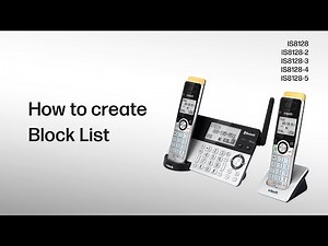 Create the Block List | Create the Block List via Caller ID log - VTech IS8128