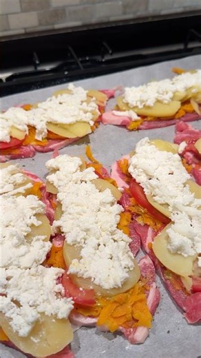 Carne al forno con le verdure e mozzarella 🤍