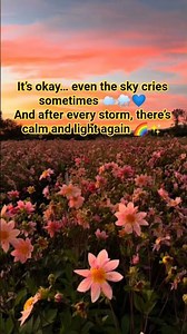 Even the Sky Cries 🌧️💙 #quotes #nature #positivity
