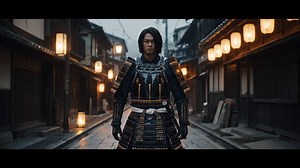 Epic Samurai Standoff in a Historic Street - Free Stock Video Footage | Coverr