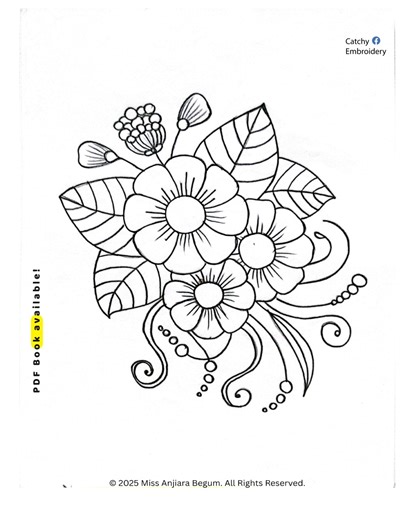 Transform your stitching with our digital eBook! Instantly download 500 A4-sized embroidery patterns and start your next project today. 🌺 . . . . . . . #EmbroideryPDF #InstantAccess #DigitalPatterns #HandEmbroidery #DIYCraft #SewingProject #EmbroideryArt #CraftersOfInstagram #CreativeHub #PatternCollection | Catchy Embroidery