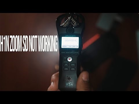 Invalid sd Card on the H1n Zoom