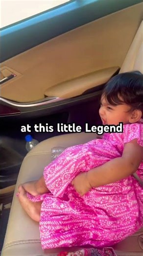 Baby’s First Car Ride Adventure 🚗💖 | Cutest Travel Moments Ever 😍 #Shorts