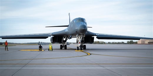 B-1 Bomber visits Grand Forks in preparation for upcoming move