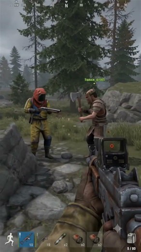 1v2 Clutch in Rust! 🎯 #Rust #RustConsole #Gaming