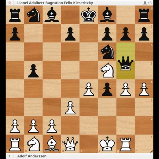 The Original Immortal Game || Anderssen vs Kieseritzky 1851 | Kings Hunt