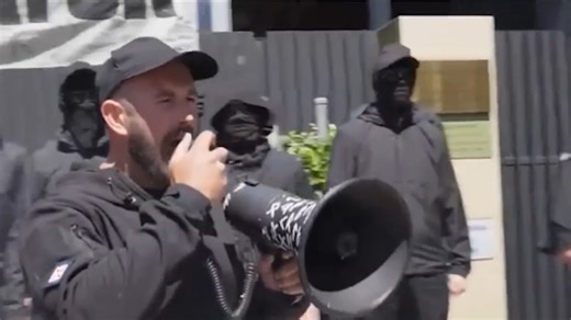 Thomas Sewell accused of offensive behavior over rally outside Chinese consulate