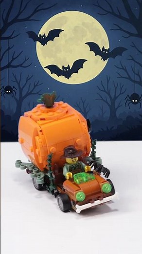 Spooky LEGO Build for Halloween! Stop Motion Speed Build