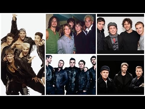 Evolution of Take That (Chart History 1991 - 2017)