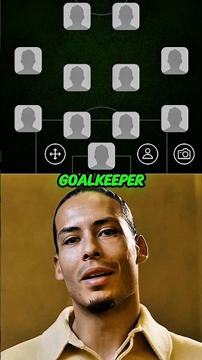 VIRGIL VAN DIJK PICKED HIS XI ULTIMATE DREAM TEAM 😱🔥#efootball #efootball2025 #shorts