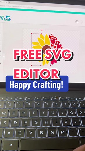 How to edit svg files for free using Makers SVG website online app. #webbasedapp #freesvg #svgmaker