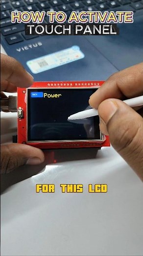 LCD Touch Panel Not Working? Do This! 🔧✅ Hidden Trick for Arduino & DIY Projects | DIY | #shorts