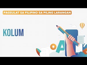 Kolum | Flores, M | Pagsulat sa Filipino sa Piling Larangan (Akademik)