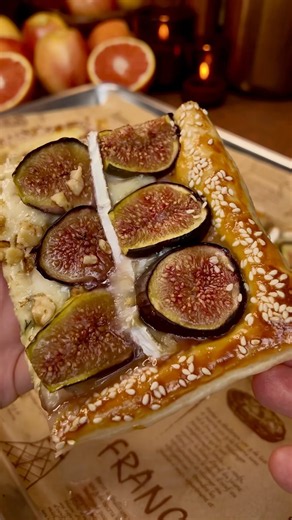 ✨ Baked Brie & Fig Puff Pastry with Honey & Walnuts ✨
