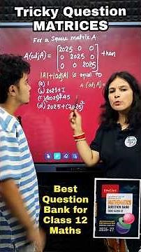 Class 12 Maths Matrices | Most Important Questions 2026 🔥 CBSE Boards #shorts #ytshorts