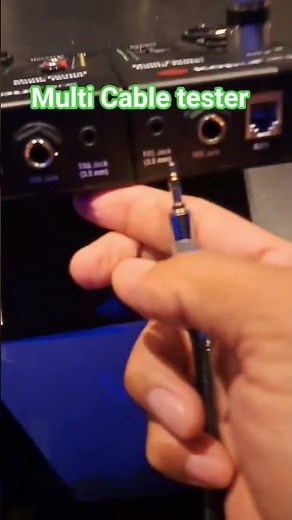 How to use multi cable tester