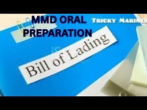 Bill of Lading | Types | Easy explanation for Written and Oral|
