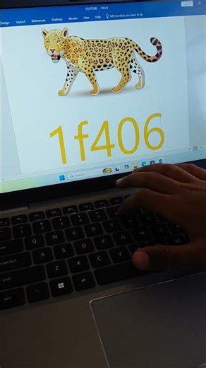 Learn how to create a Leopard 🐆 Logo in MS Word using only keyboard shortcut keys 🐆🐆.